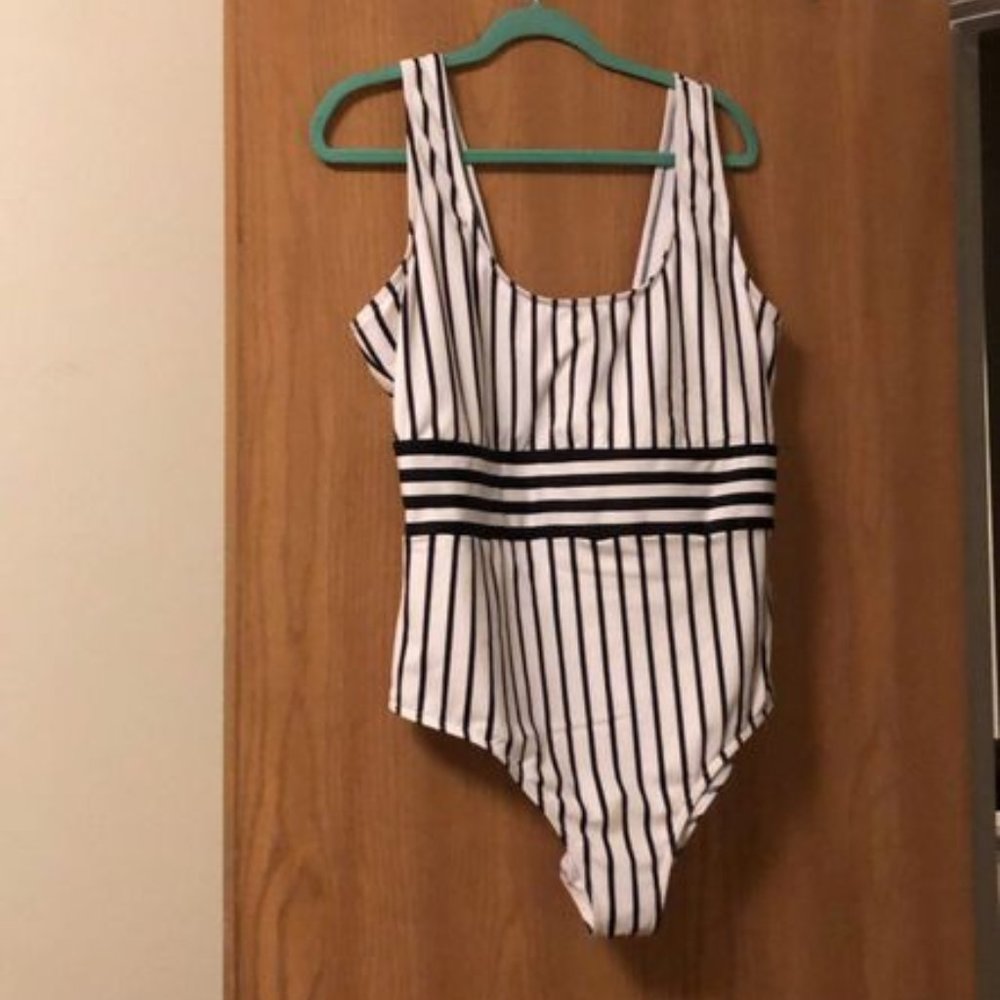 Asos Striped bathing suit